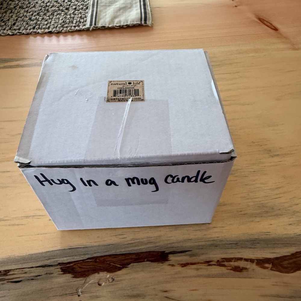 Natural Life Candle with Brown Label